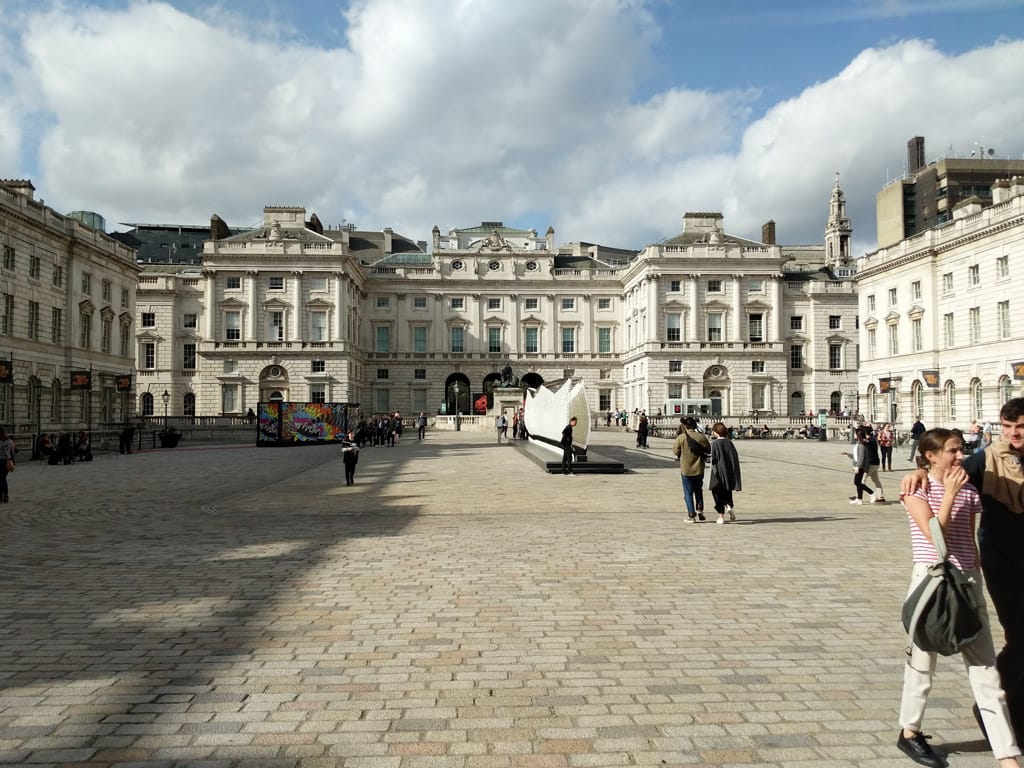 The courtyard of Somerset House, looking north.