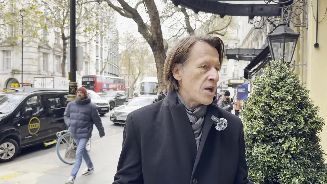 Lubor Gaal interviewed on a London street